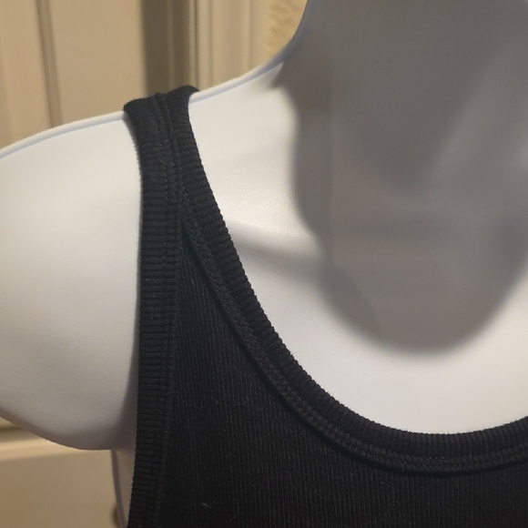 Old Navy Black Ribbed Sweater Dress - Picture 3 of 7